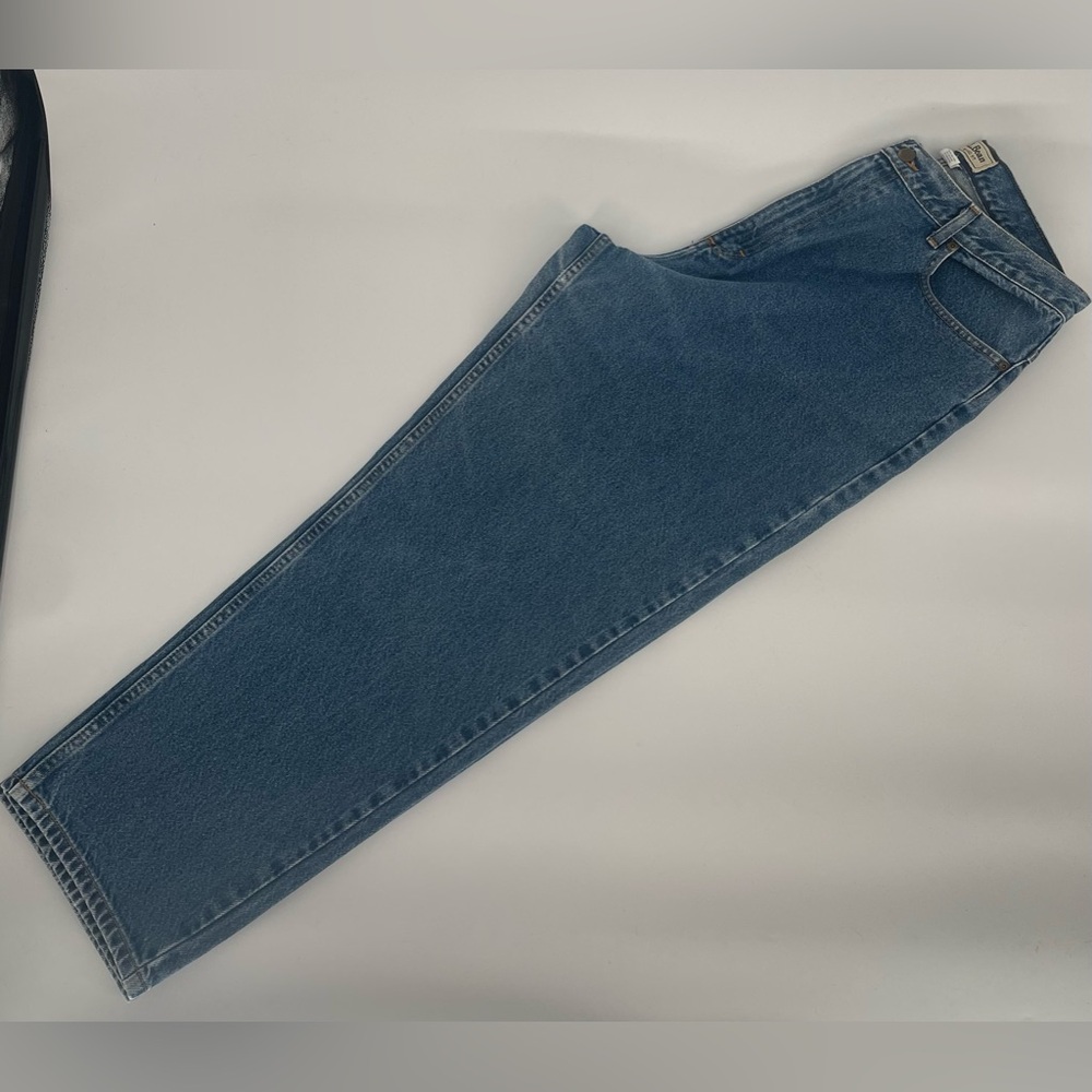 Vintage L.L. Bean 80s 90s High Rise Mom Jeans Relaxed Fit Light Wash - Picture 7 of 7
